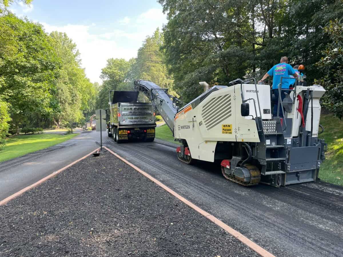 asphalt milling